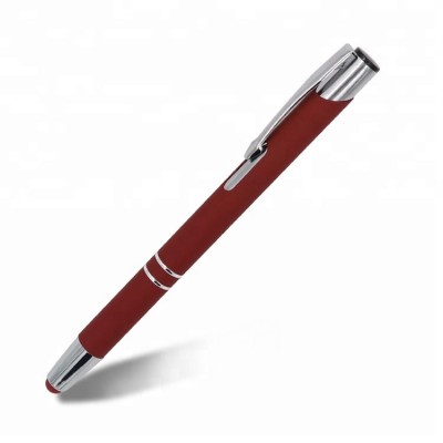 Cheap Free Sample 2 In 1 Metal Pen with Stylus Tip