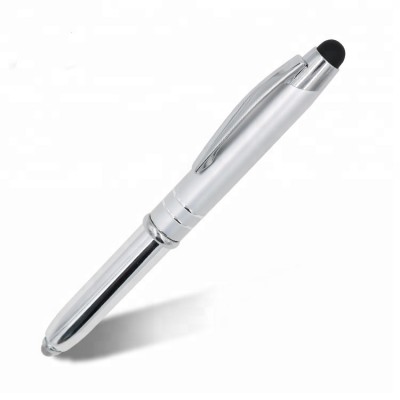 Ball Pen with Light Custom Logo Metal Ball Point Pen